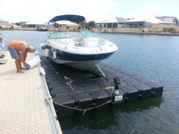24ft Crownline on a Universal JetDock
