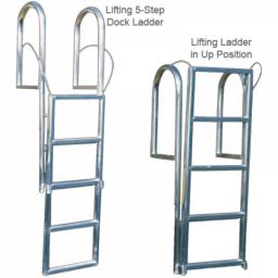 5 Step lift ladder to suit JetDock or ACR docking systems