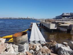 Floating access walkways for high rise contruction Perth city